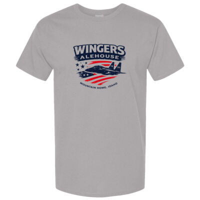 Wingers Jet- Tee-Air Show on Back Thumbnail